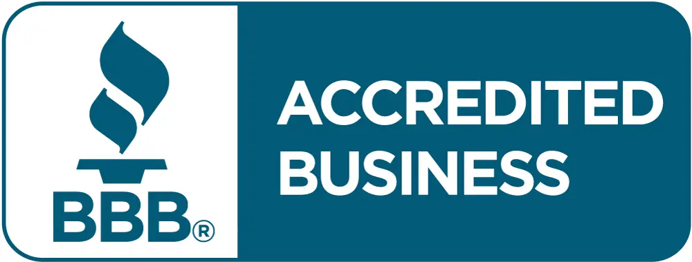 Southwest Builders BBB Accredited Business logo, symbolizing trust and quality in construction services for sunrooms in San Diego County.