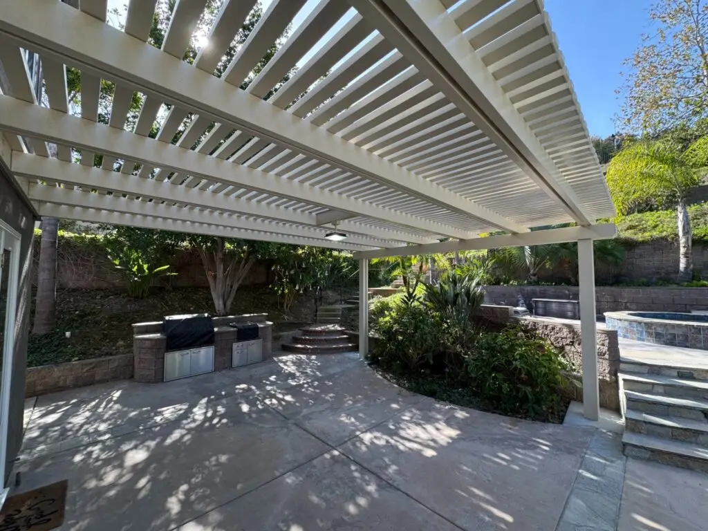 Aluminum Pergola Installation – Poway, CA 10
