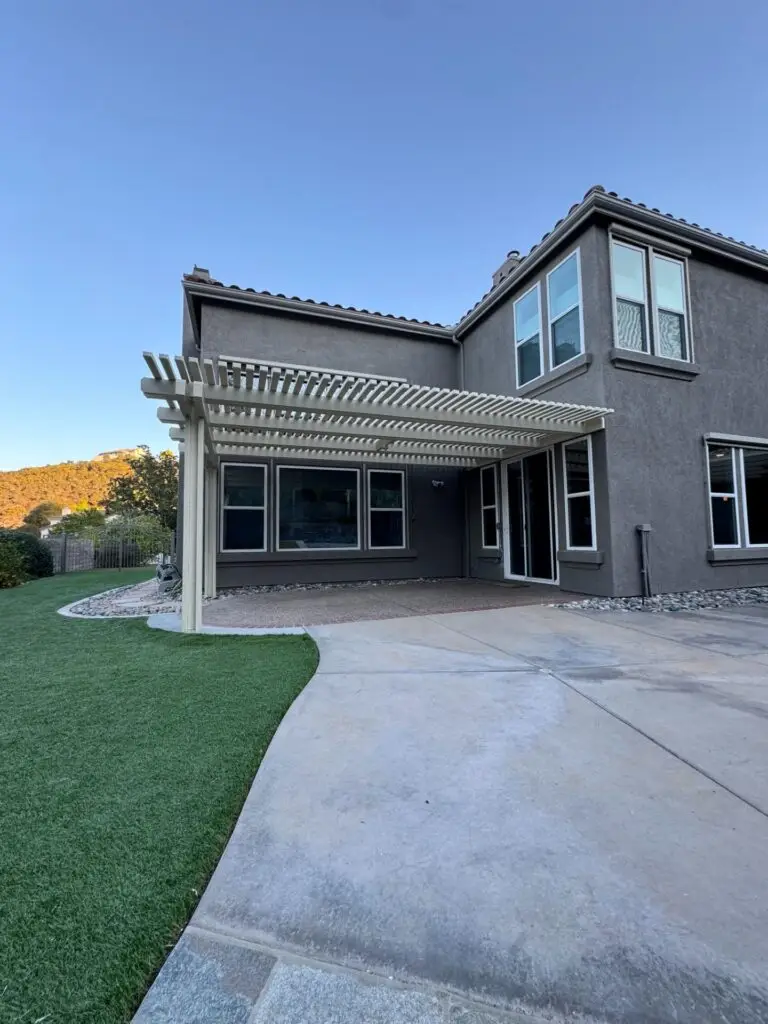 Aluminum Pergola Installation – Poway, CA 11