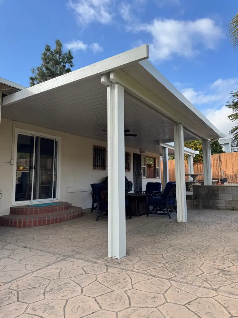 Residential Elitewood Patio Cover Installation in La Mesa, CA 2