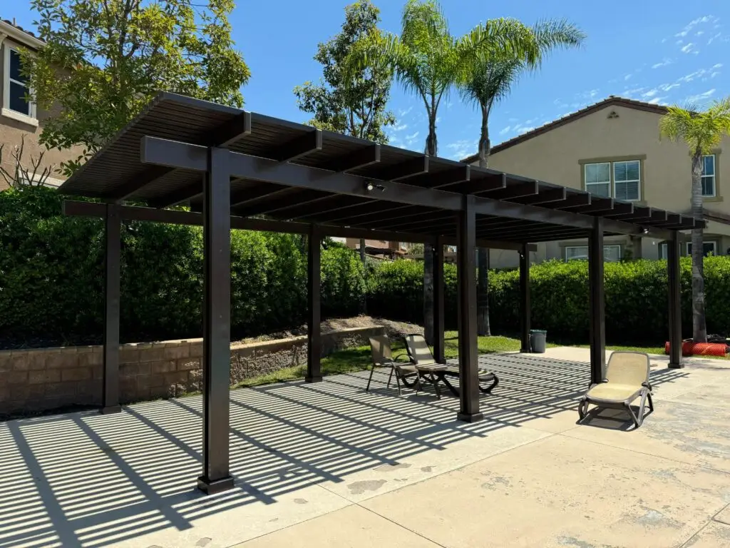 Alumawood Pergola Installation – Santee, CA Southwest Builders 3