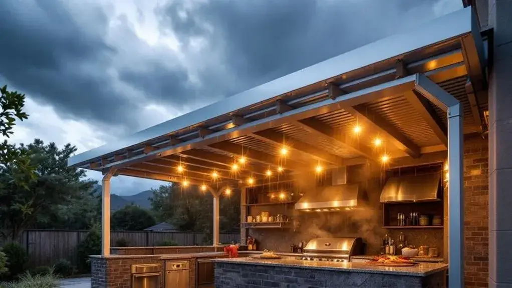 Aluminum Patio Covers for Outdoor Kitchens and Entertainment Spaces