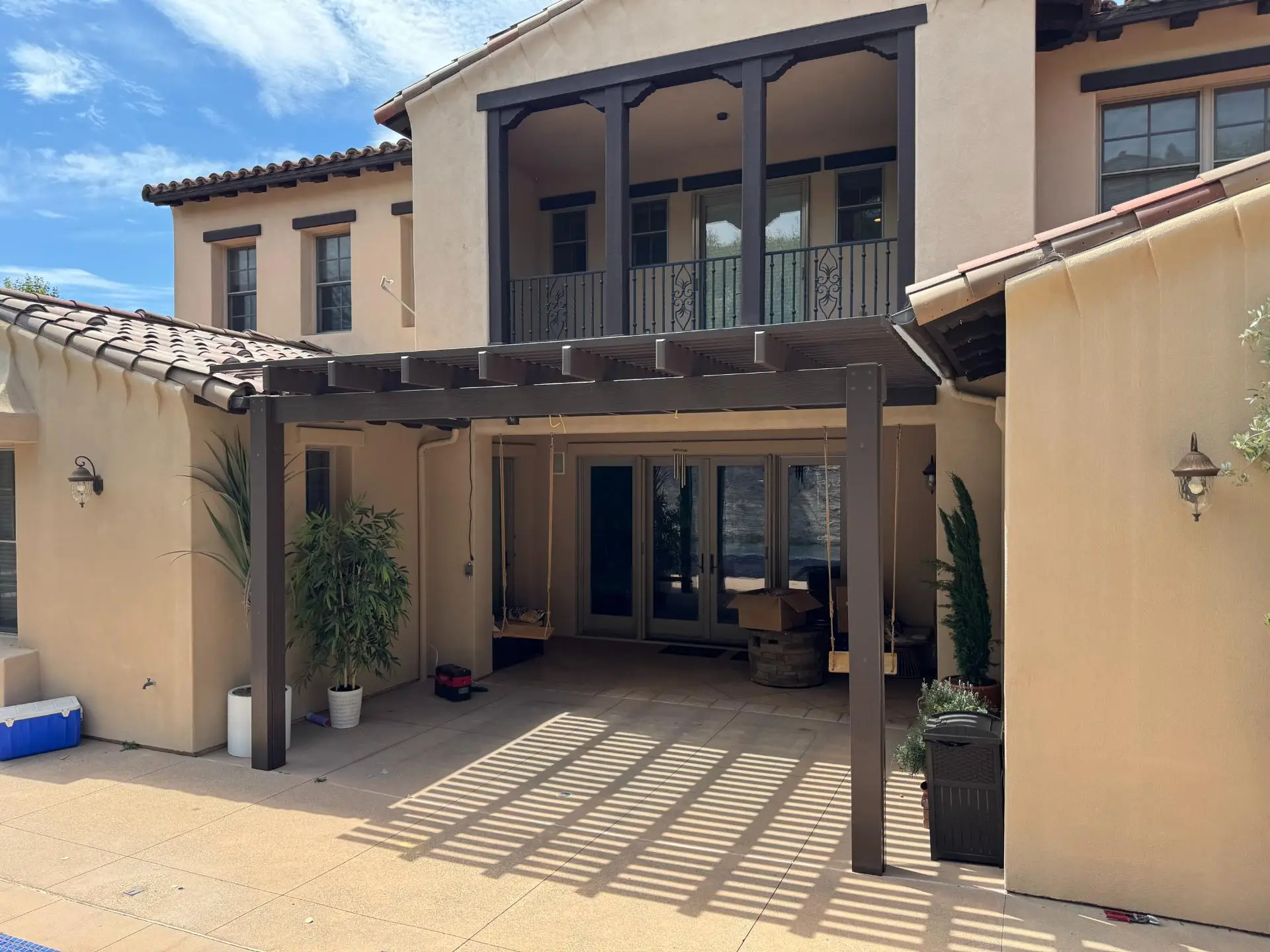 Custom Aluminum Pergola Installation in Scripps Ranch 2
