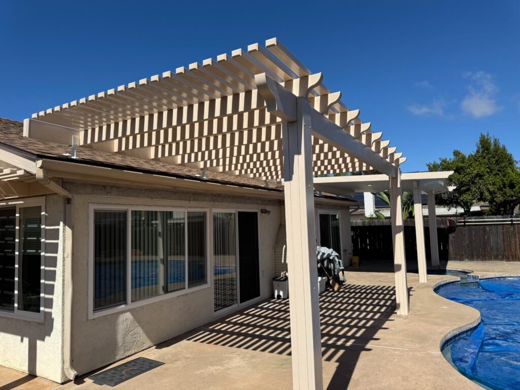 Custom Aluminum Pergolas & Patio Covers in Clairemont Mesa 3