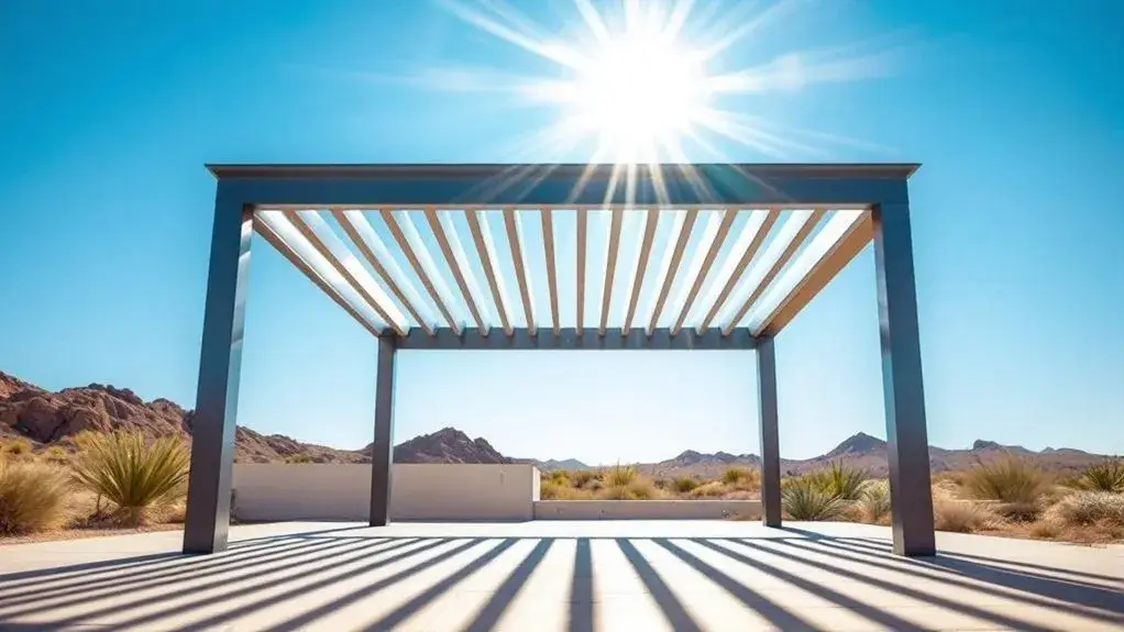 Why Hybrid Aluminum Pergolas Are Ideal for Hot, Sunny Climates