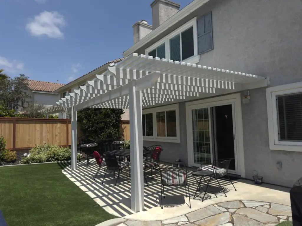 Alumawood Pergola Installation in Chula Vista, CA 1