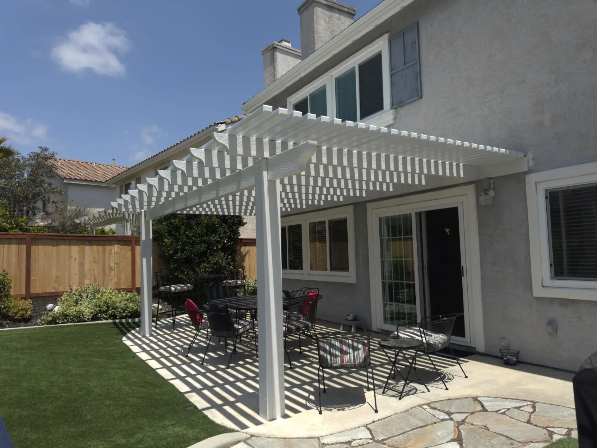 Alumawood Pergola Installation in Chula Vista, CA 1
