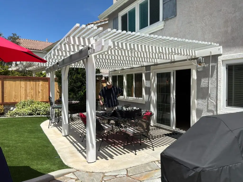 Alumawood Pergola Installation in Chula Vista, CA 6