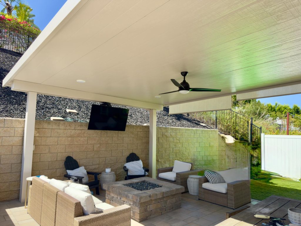 Custom Alumawood Patio Cover Installation in San Diego, CA 2
