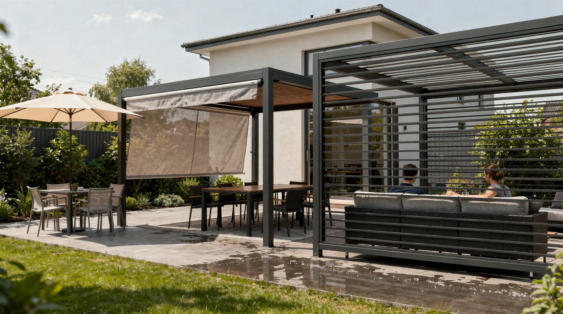 Why Restaurants Choose Louvered Pergolas for Outdoor Seating